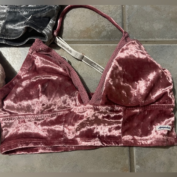 3 aeropostale sheer plush bralettes - Picture 3 of 5